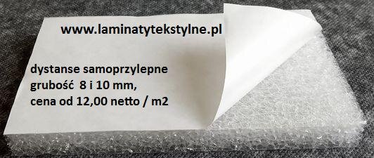 dystanse piankowe, dystanse samoprzylepne, dystans klejący,